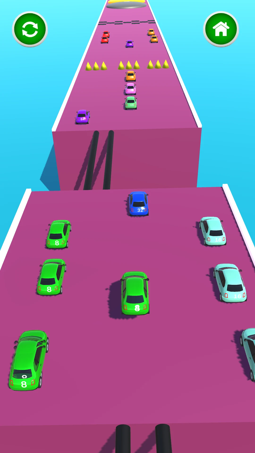 2048 Car Merge Runner screenshot