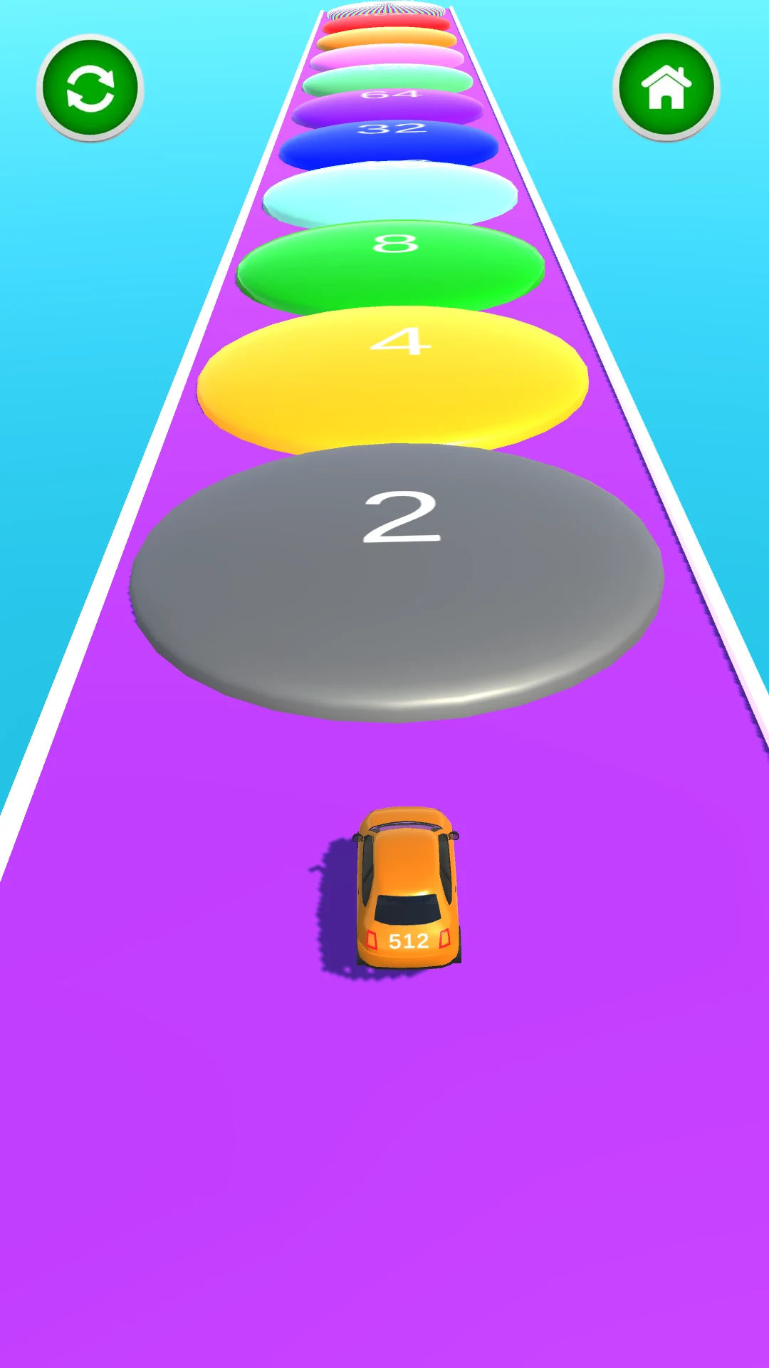 2048 Car Merge Runner screenshot