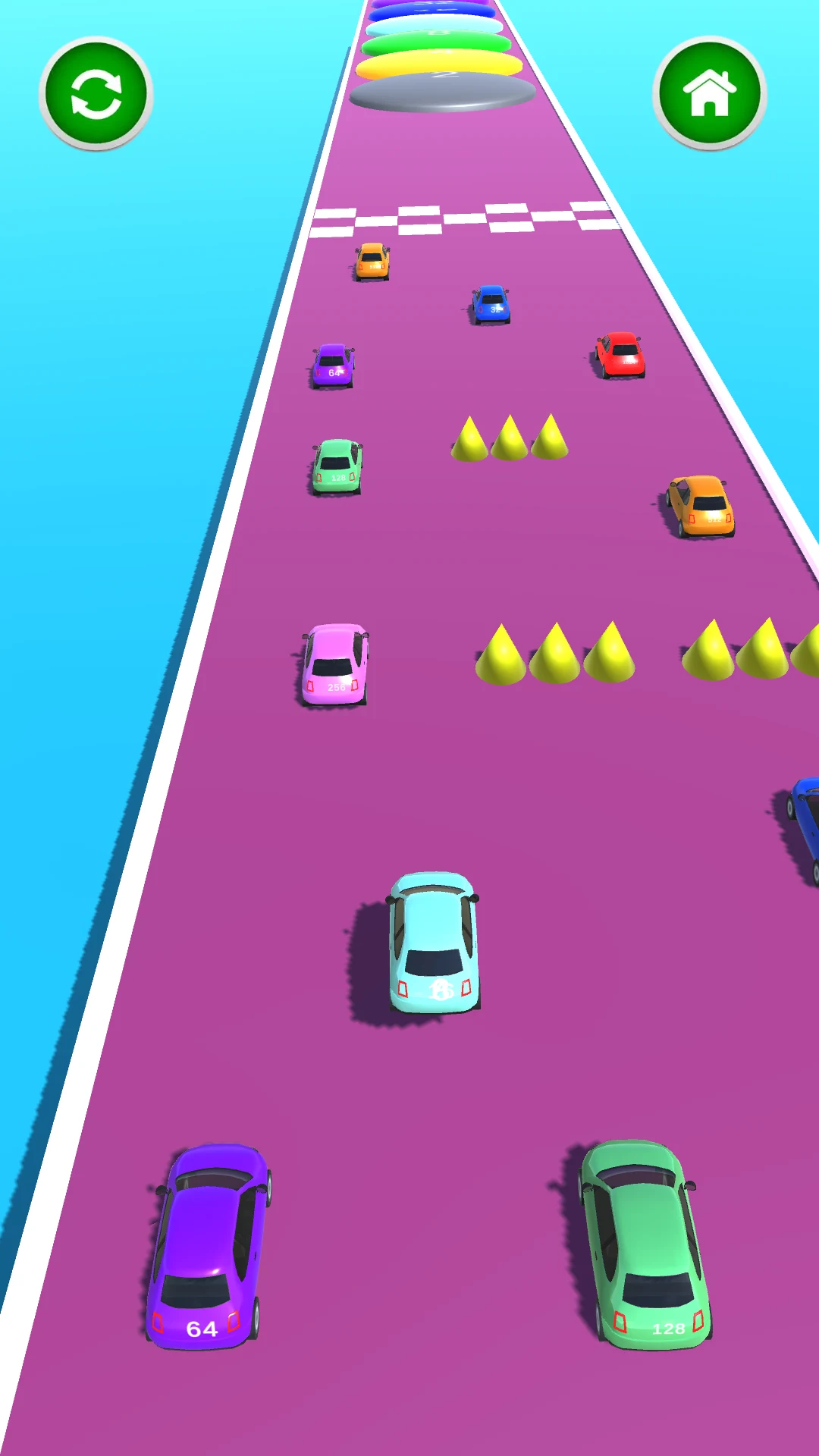 2048 Car Merge Runner screenshot