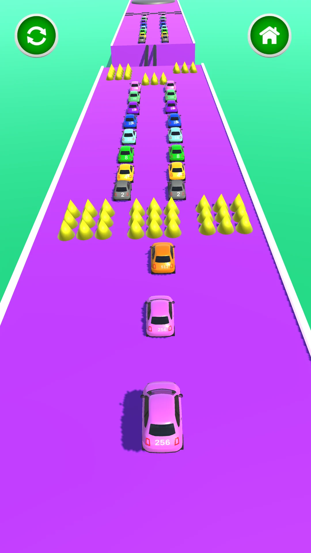 2048 Car Merge Runner screenshot