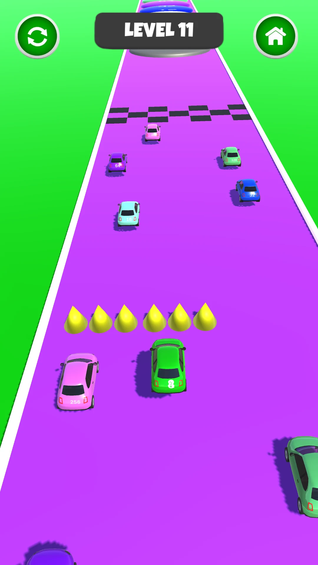 2048 Car Merge Runner screenshot