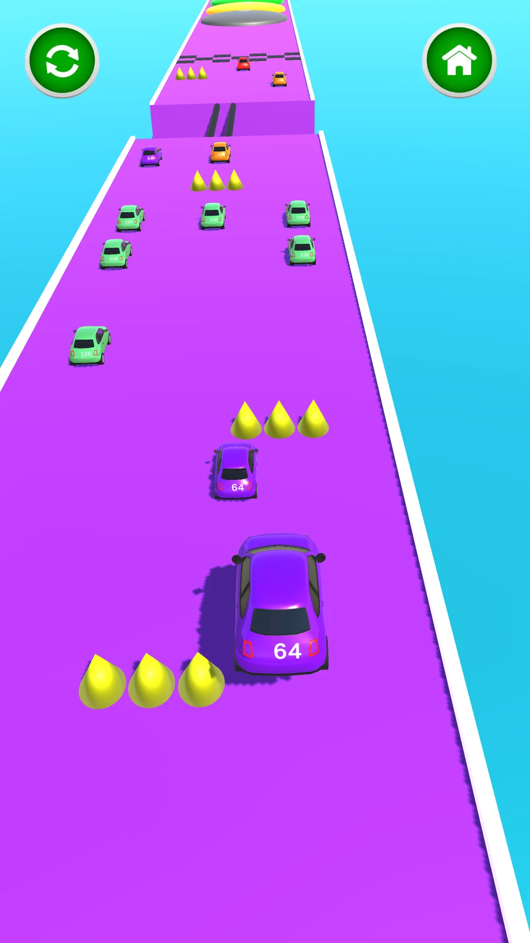 2048 Car Merge Runner screenshot